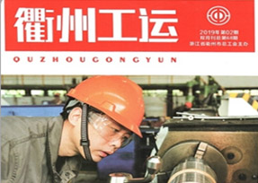 《衢州工運》2019年第68期，刊登了我公司工會主席汪培同志的《在創(chuàng) 文創(chuàng)衛(wèi)工作中發(fā)揮科技的力量